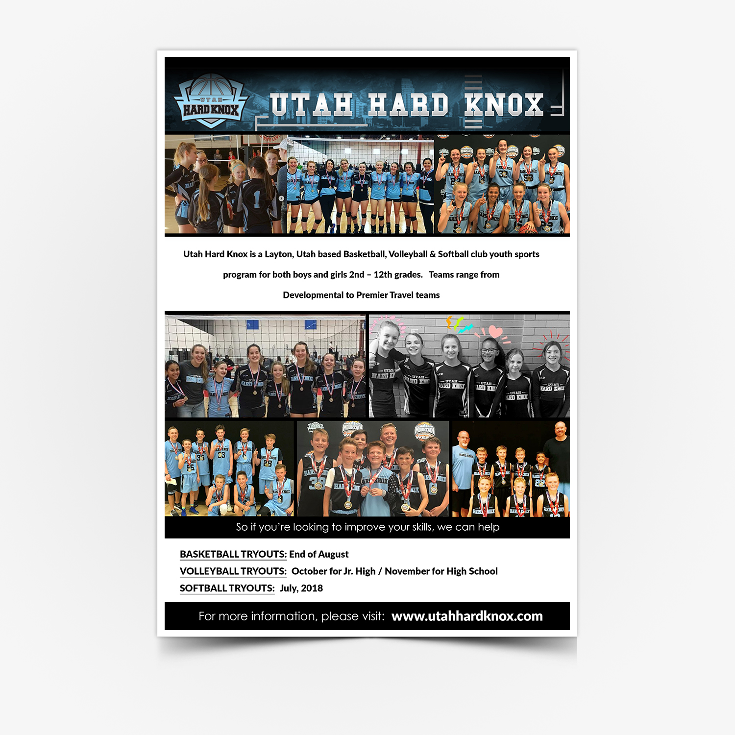 Flyer Design by Pointless Pixels India for Utah Hard Knox | Design #18868533