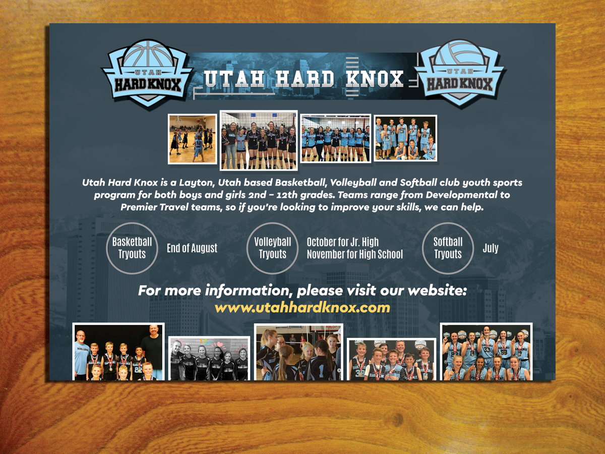 Flyer Design by LeonFX for Utah Hard Knox | Design #18876730