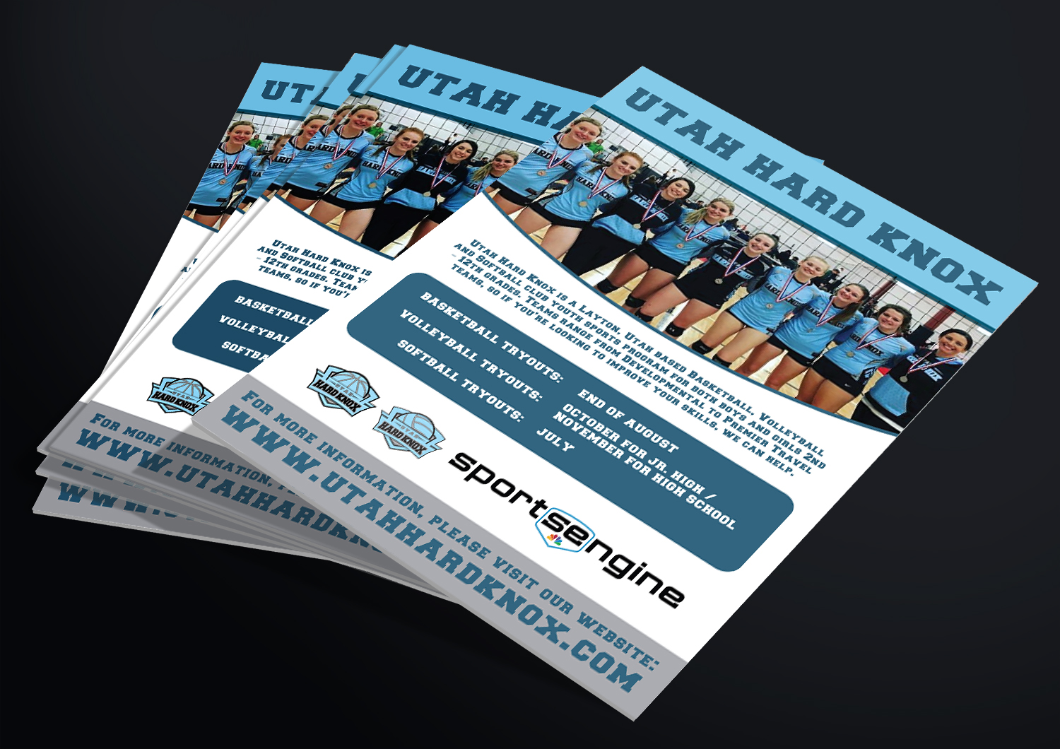 Diseño de Flyer por Deziners Zone para Utah Hard Knox | Diseño #18875411