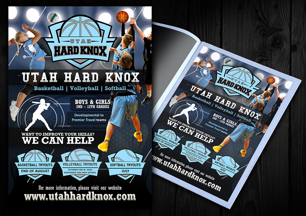 Flyer Design by creationz2011 for Utah Hard Knox | Design #18871242