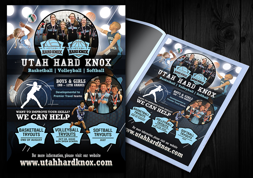 Flyer Design by creationz2011 for Utah Hard Knox | Design #18874184