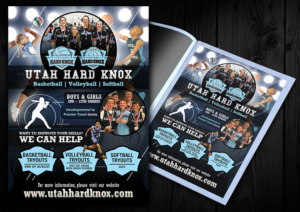 Diseño de Flyer por creationz2011 para Utah Hard Knox | Diseño: #18874184