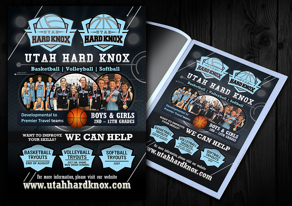 Flyer Design by creationz2011 for Utah Hard Knox | Design #18874692