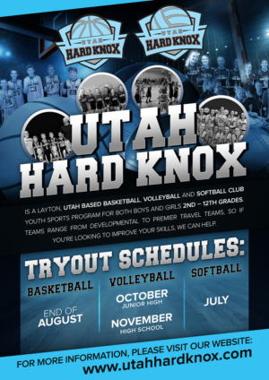 Diseño de Flyer por EA5Designs para Utah Hard Knox | Diseño: #18872762
