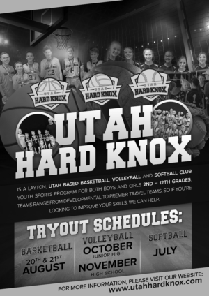 Diseño de Flyer por EA5Designs para Utah Hard Knox | Diseño: #18875618