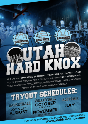 Diseño de Flyer por EA5Designs para Utah Hard Knox | Diseño: #18875619