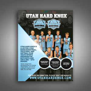 Flyer-Design von ekta.web für Utah Hard Knox | Design #18874722