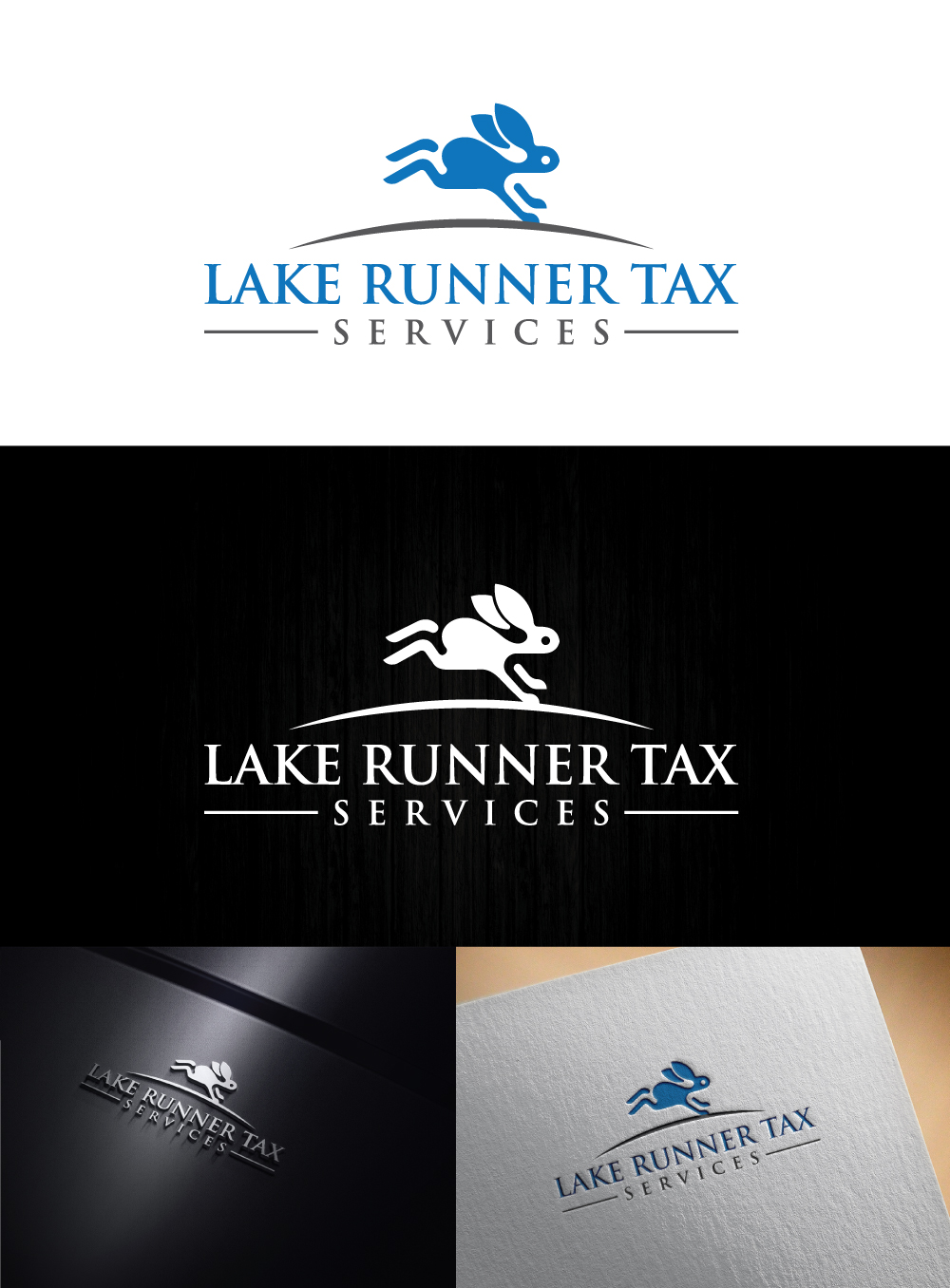 Logo Design by h27 for Lake Runner Tax Services | Design #18911629