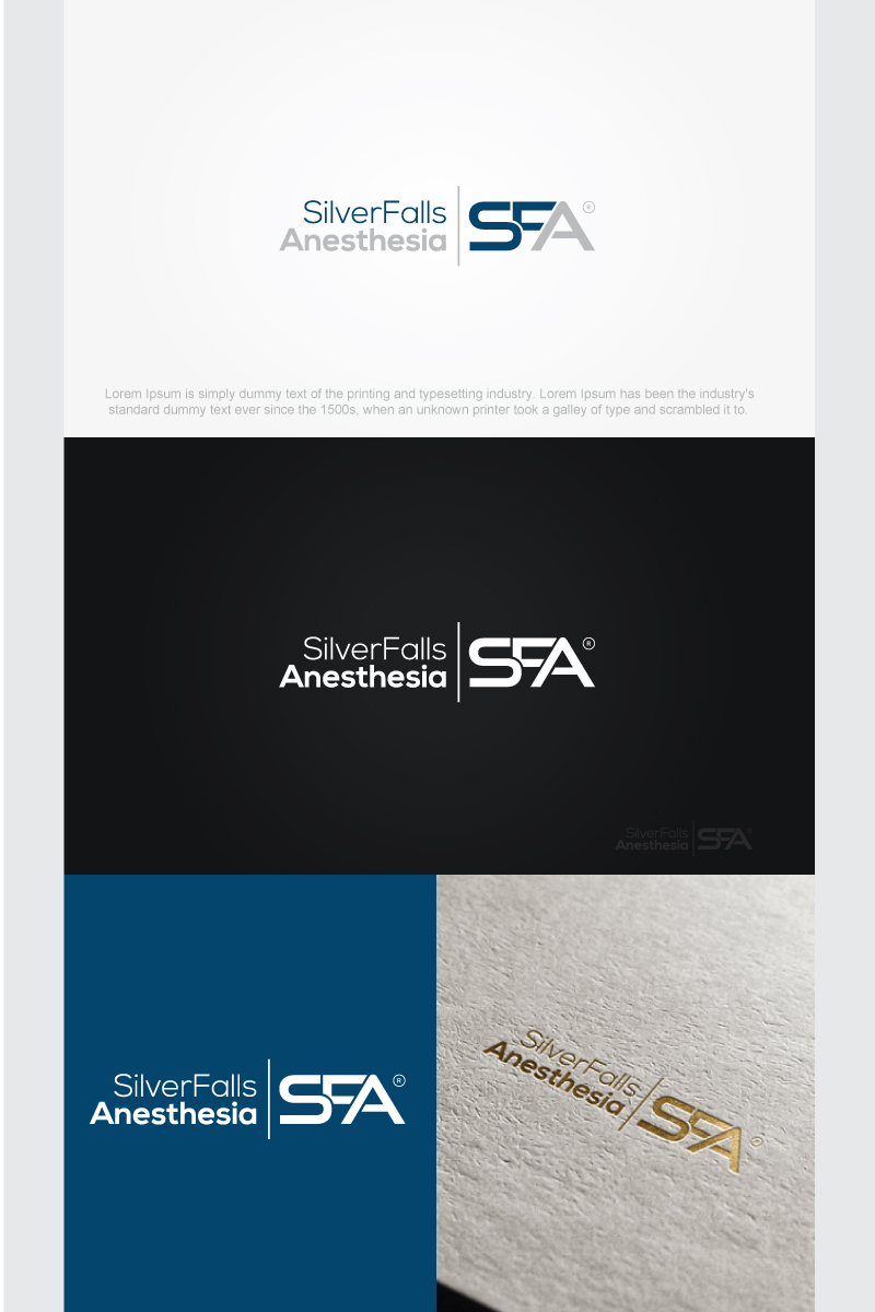 Design de Logo par noishotori pour Silver Falls Anesthesia | Design #18911760