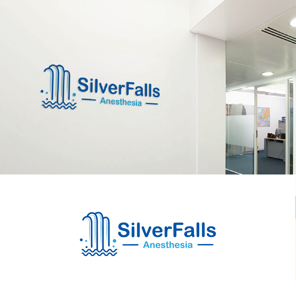 Logo Design by Deziners Zone for Silver Falls Anesthesia | Design #18884996
