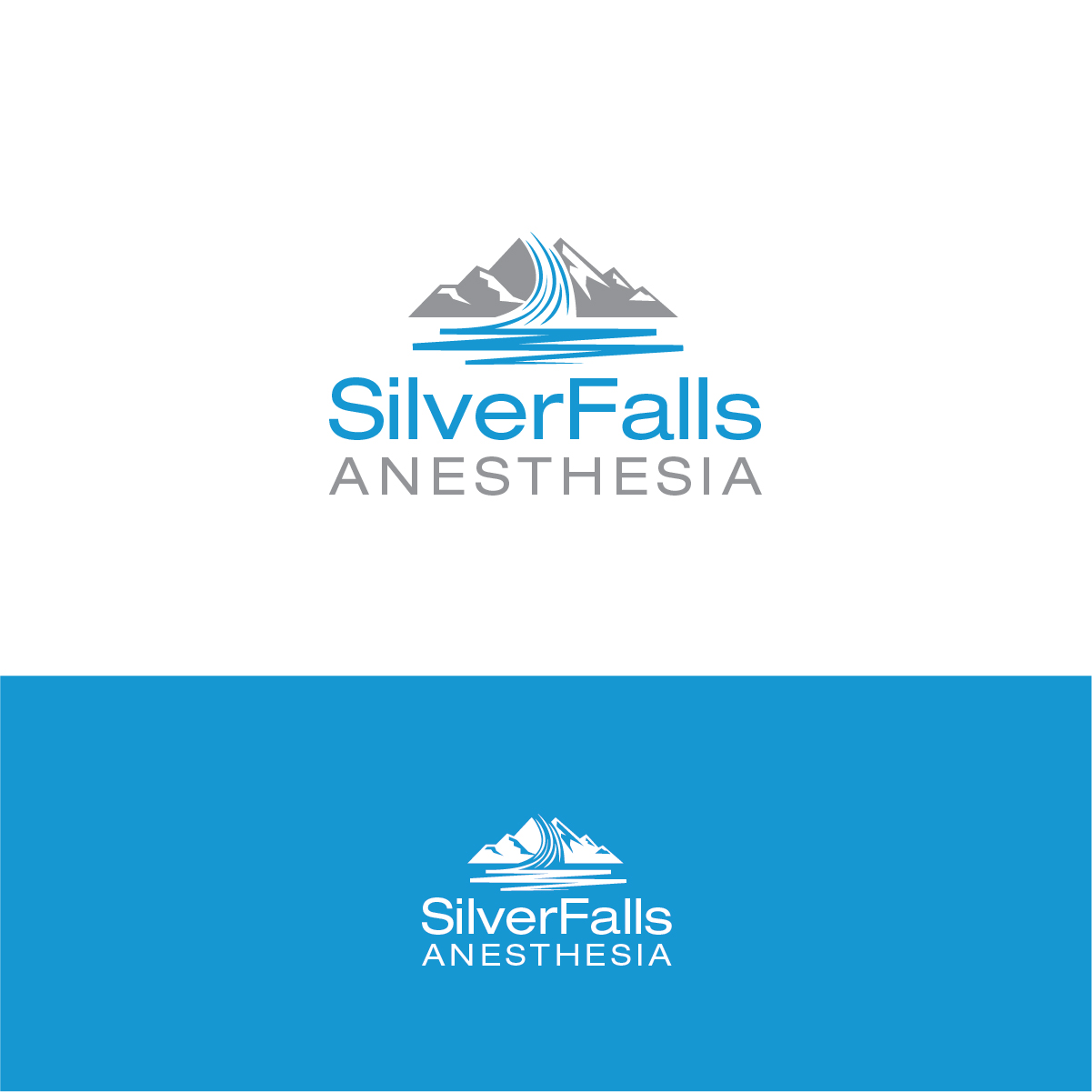 Logo Design by Deziners Zone for Silver Falls Anesthesia | Design #18906693