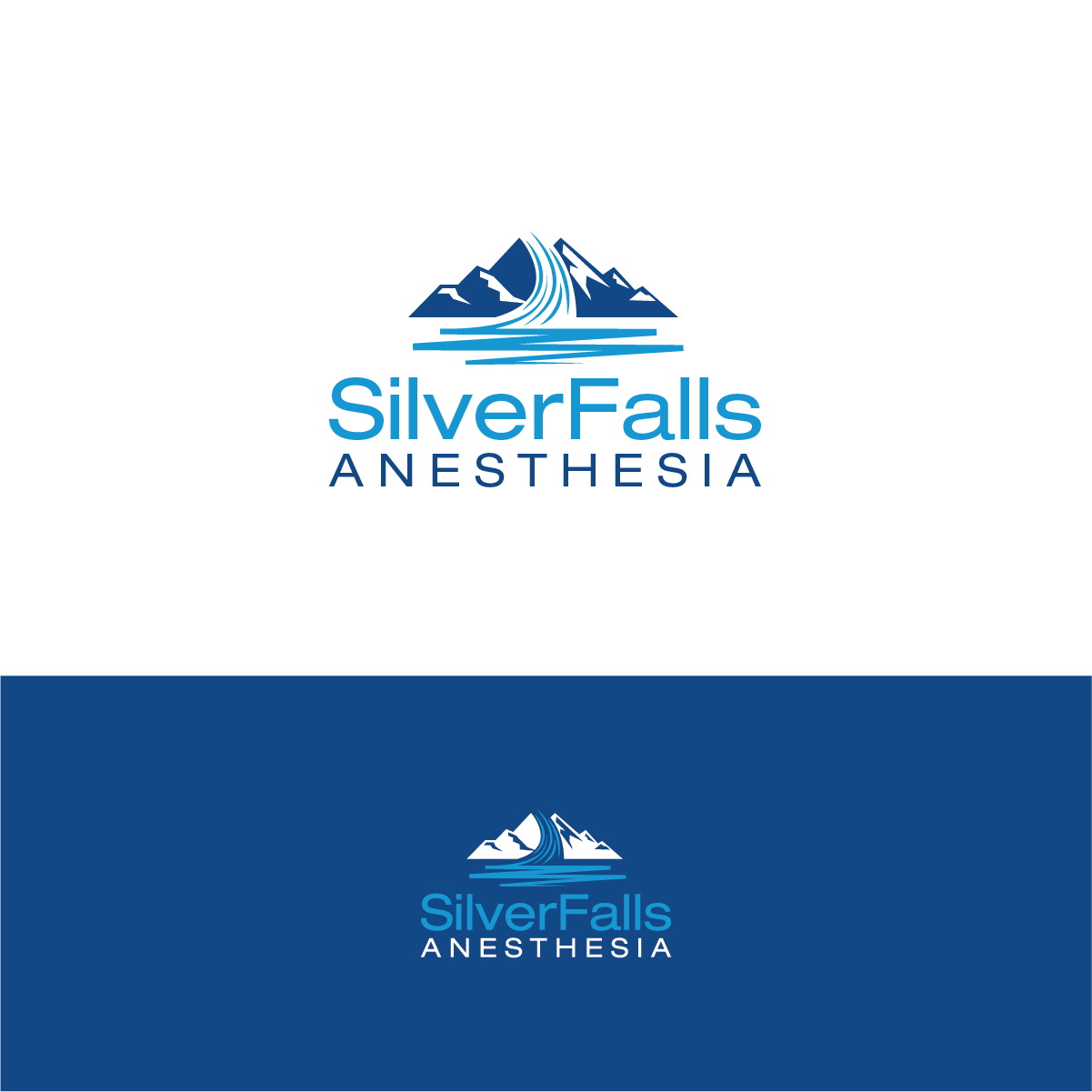 Logo Design by Deziners Zone for Silver Falls Anesthesia | Design #18906694