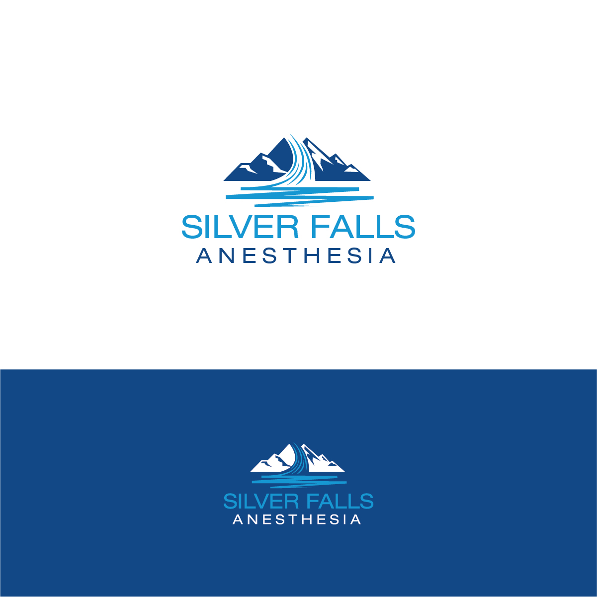 Logo Design by Deziners Zone for Silver Falls Anesthesia | Design #18906698