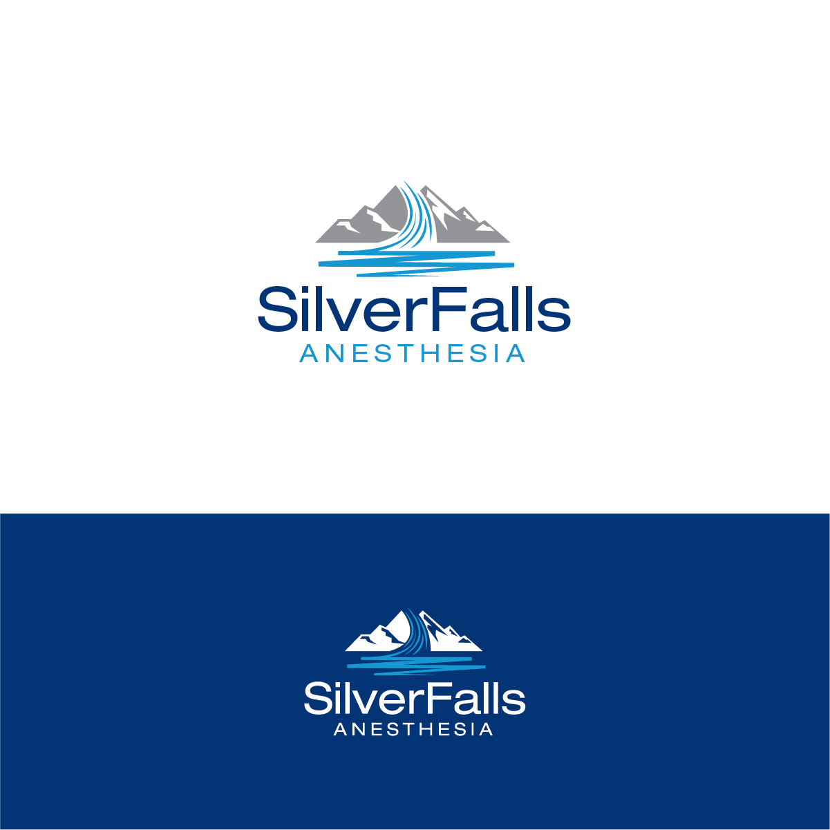 Logo Design by Deziners Zone for Silver Falls Anesthesia | Design #18922369