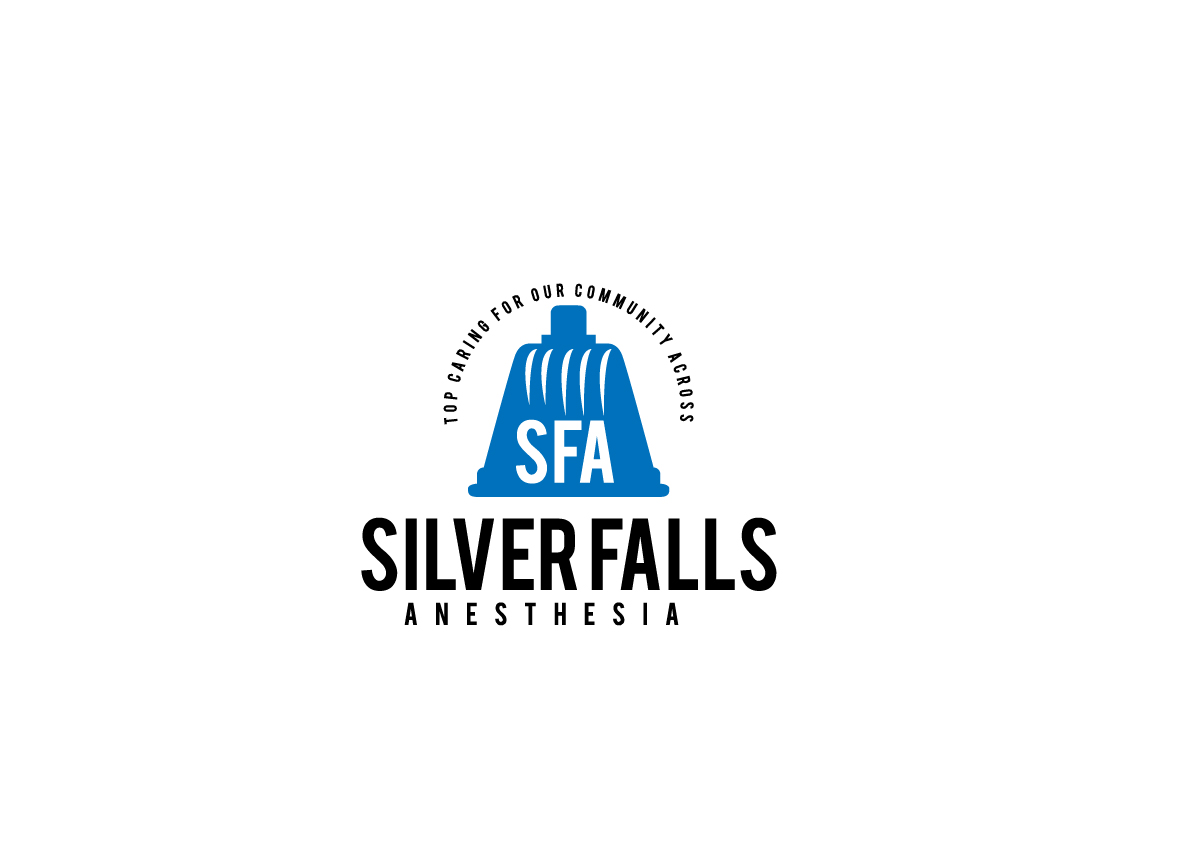 Logo Design by creative.bugs for Silver Falls Anesthesia | Design #18876560