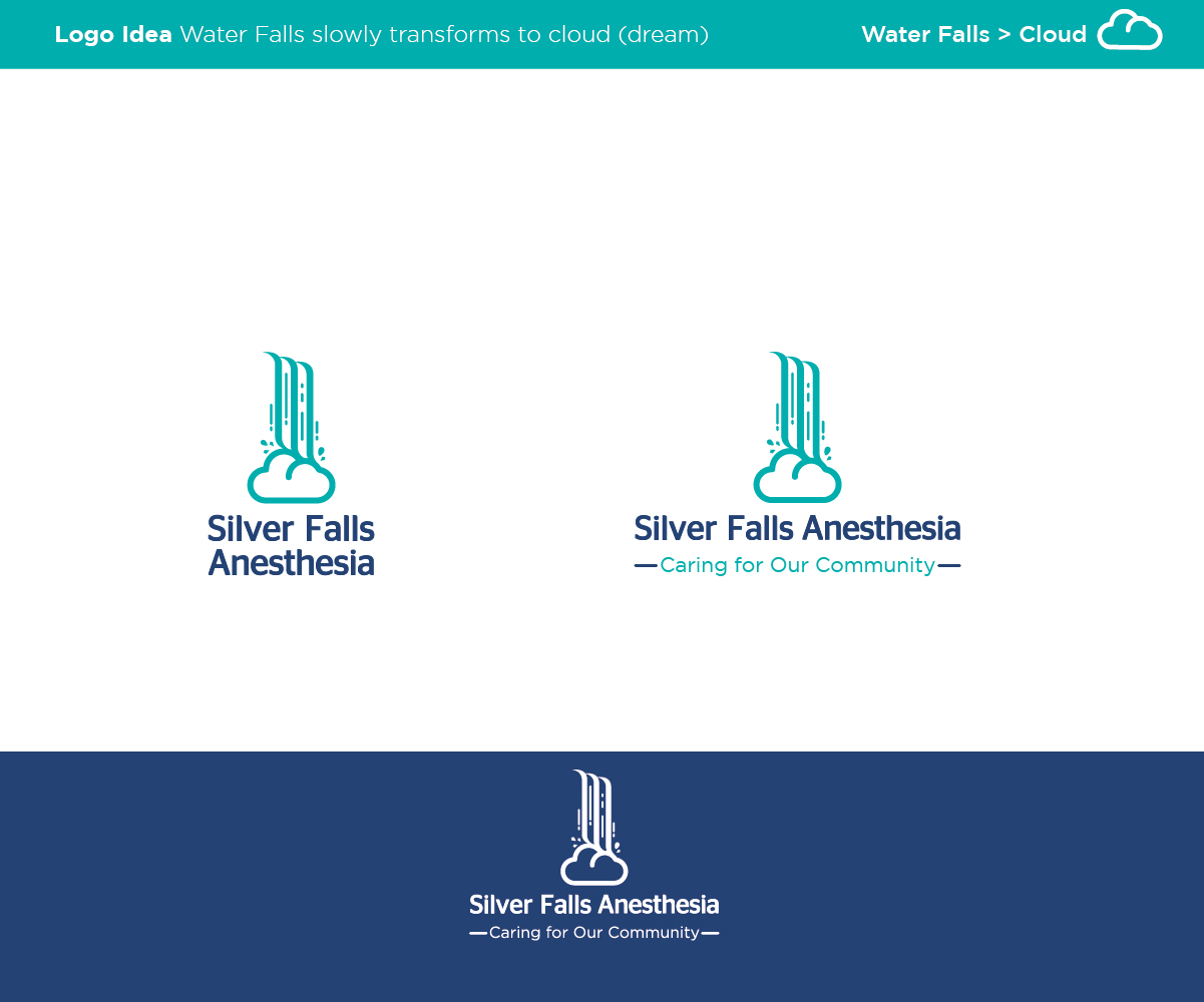 Diseño de Logo por Rflames para Silver Falls Anesthesia | Diseño #18892686