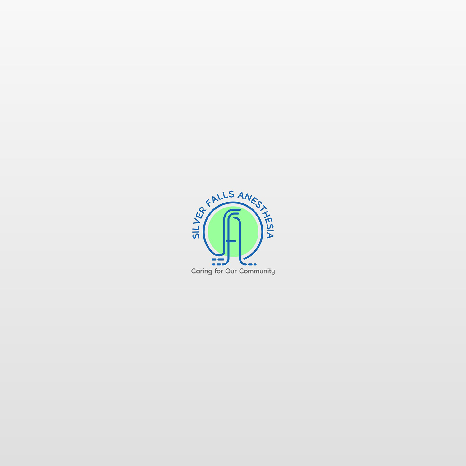 Logo-Design von theJangAbayz für Silver Falls Anesthesia | Design #18876558