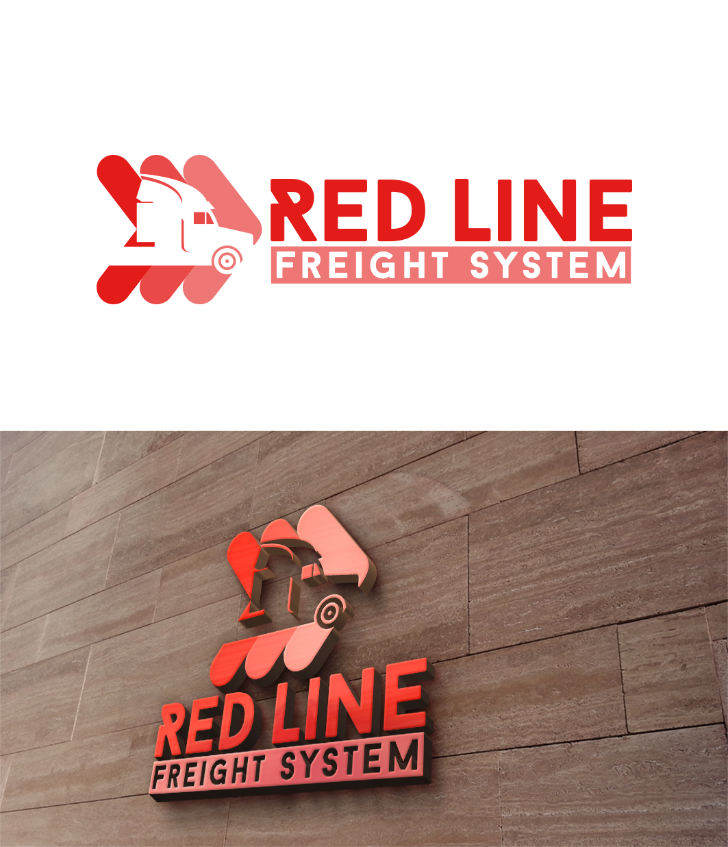 Logo Design by trufya for Red Line Freight Systems | Design #18929655