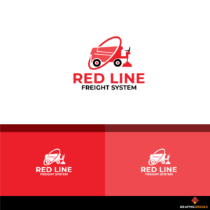 Red Line Freight System | Logo Design by Graphic Bricks