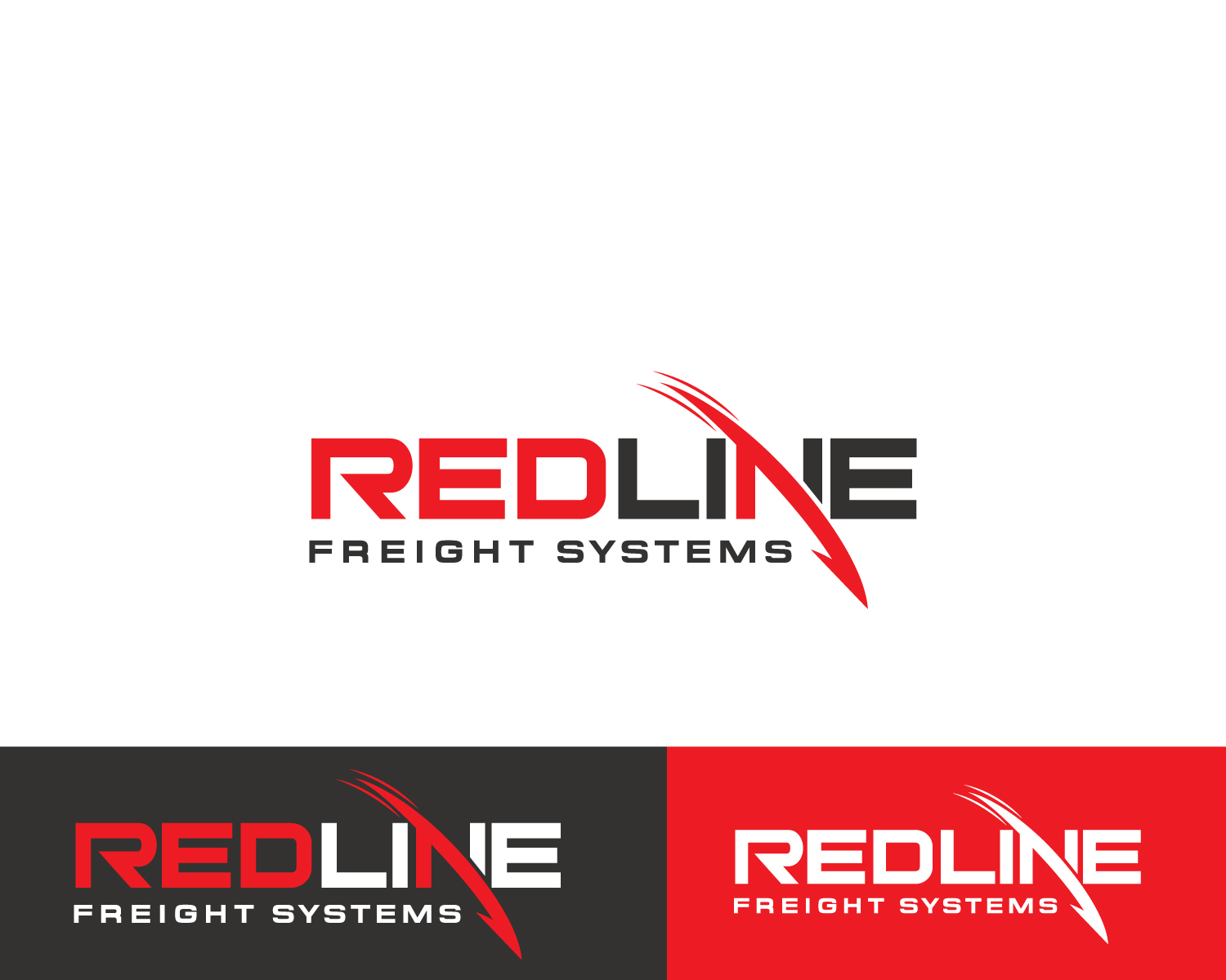 Logo Design by Atec for Red Line Freight Systems | Design #18894529