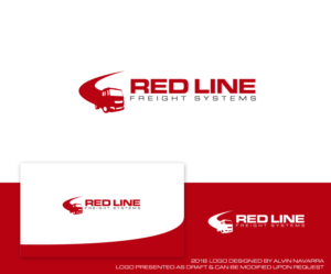 Logo Design by alvinnavarra for Red Line Freight Systems | Design: #18893404