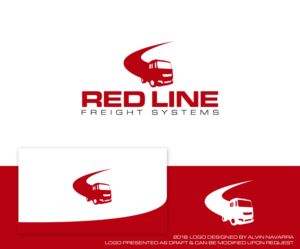 Logo Design by alvinnavarra for Red Line Freight Systems | Design: #18893418