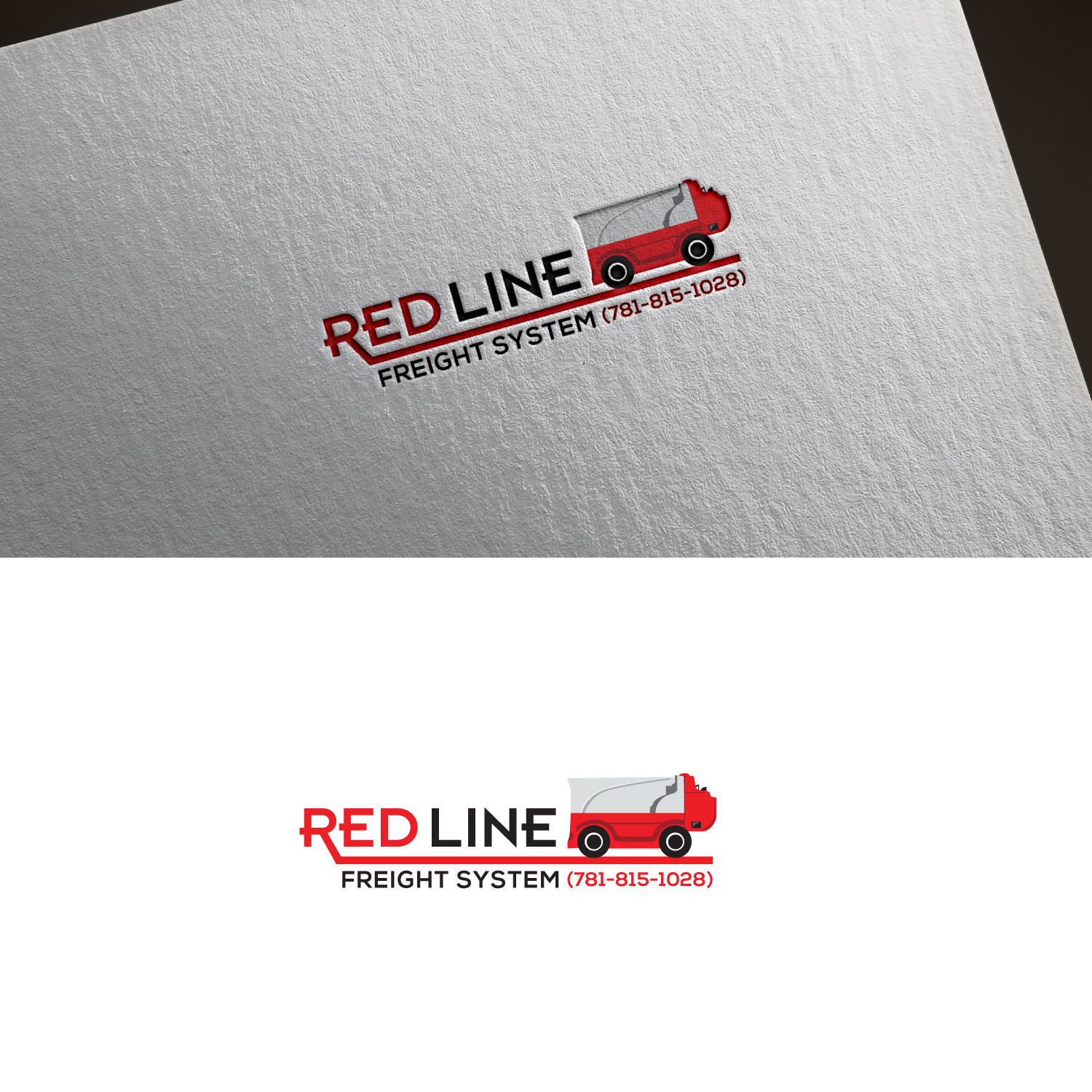 Logo Design by sankar999 for Red Line Freight Systems | Design #18874784