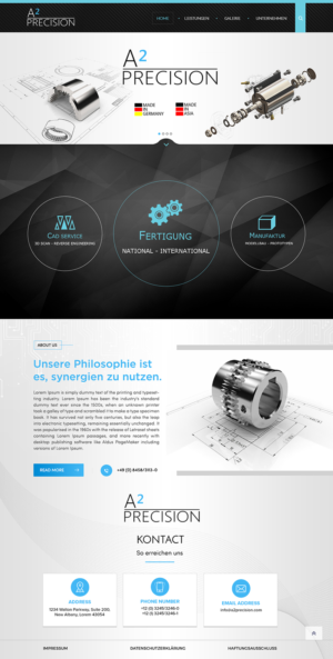 Relaunch of company website (Technical company) | Web Design by SAI DESIGNS
