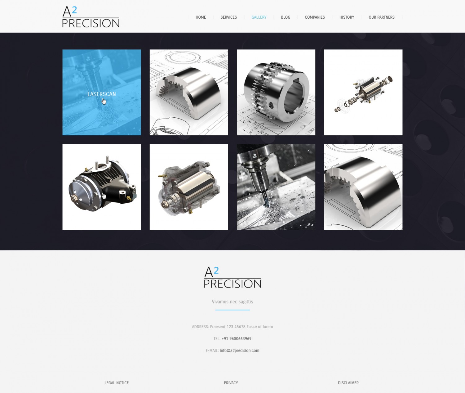 Web Design by Senthil Kumaar V for A2PRECISION GmbH, St.-Gangolf-Str. 2, 85139 Wettstetten | Design #19268271