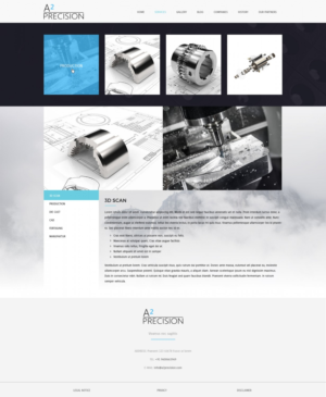 Web Design par Senthil Kumaar V pour A2PRECISION GmbH, St.-Gangolf-Str. 2, 85139 Wettstetten | Design : #19268277