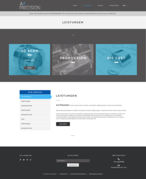Web Design by PiXthemes for A2PRECISION GmbH, St.-Gangolf-Str. 2, 85139 Wettstetten | Design: #19279486
