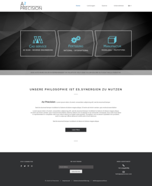 Web Design by PiXthemes for A2PRECISION GmbH, St.-Gangolf-Str. 2, 85139 Wettstetten | Design: #19279487