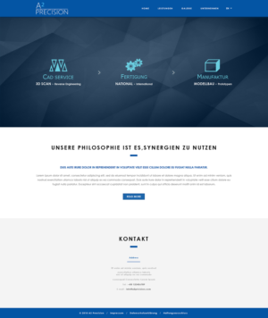 Web Design par PiXthemes pour A2PRECISION GmbH, St.-Gangolf-Str. 2, 85139 Wettstetten | Design : #19303213