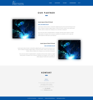 Web Design par PiXthemes pour A2PRECISION GmbH, St.-Gangolf-Str. 2, 85139 Wettstetten | Design : #19303215