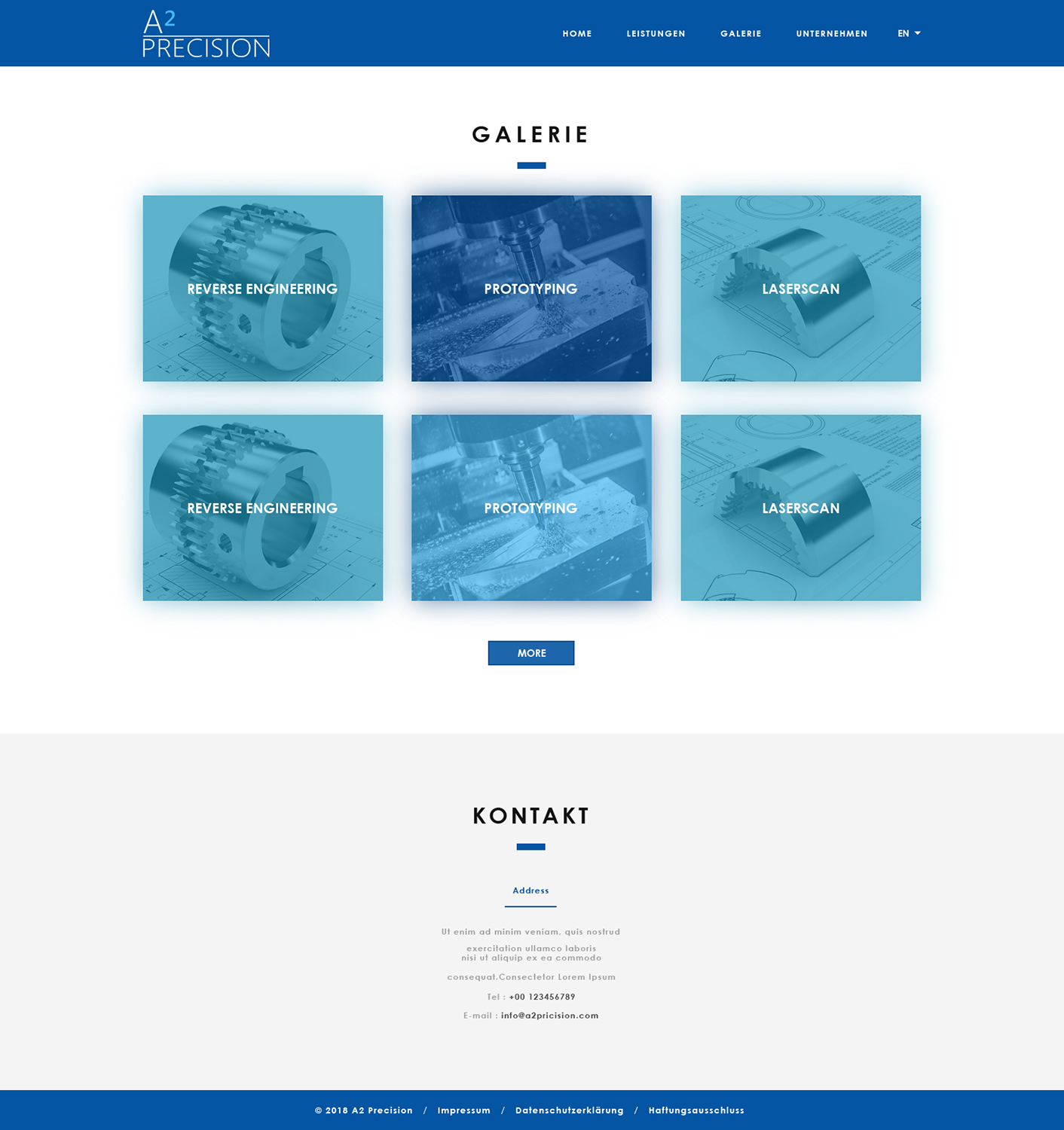 Web Design par PiXthemes pour A2PRECISION GmbH, St.-Gangolf-Str. 2, 85139 Wettstetten | Design #19303226
