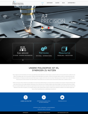Web Design by Creative Pixxles for A2PRECISION GmbH, St.-Gangolf-Str. 2, 85139 Wettstetten | Design: #19299286