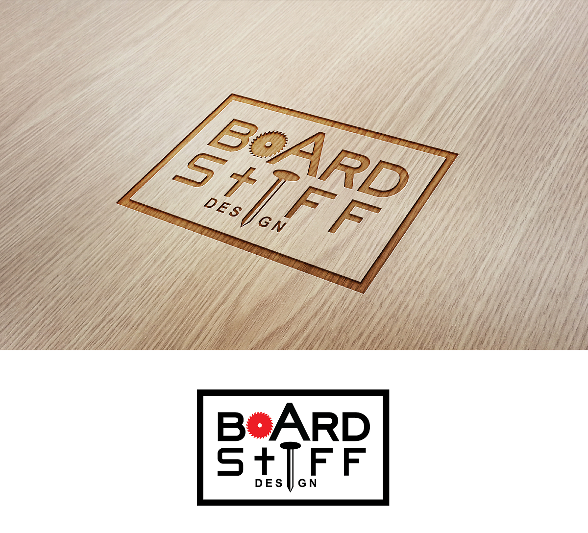 Diseño de Logo por royanmj04 para Board Stiff Design | Diseño #18956084