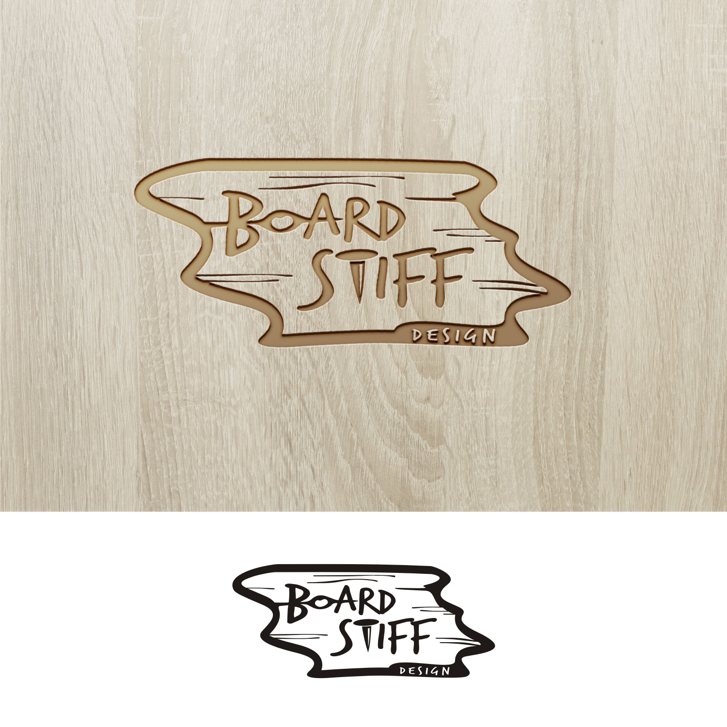 Diseño de Logo por marioct para Board Stiff Design | Diseño #18881762