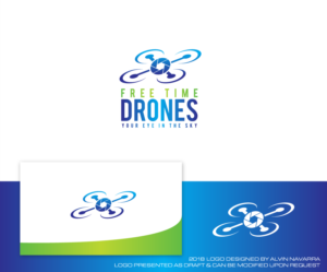Logo Design by alvinnavarra for Free Time Drones | Design: #18898138