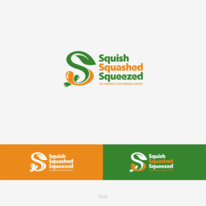 Squish Squashed Squeezed | Logo-Design von CKS d e s i g n