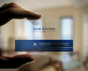 A Kinder Enterprise | Visitenkarten-Design von Pointless Pixels India