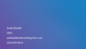 Business Card Design by OwaisAhmed