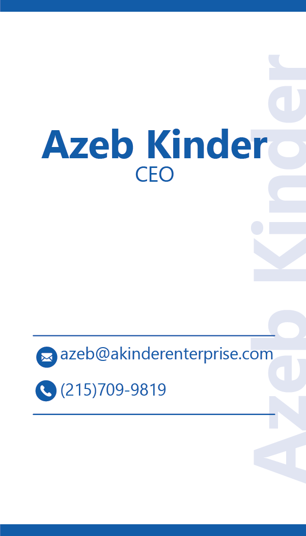 Business Card Design by mohammed0087 for All Things Kept Organized | Design #18953452