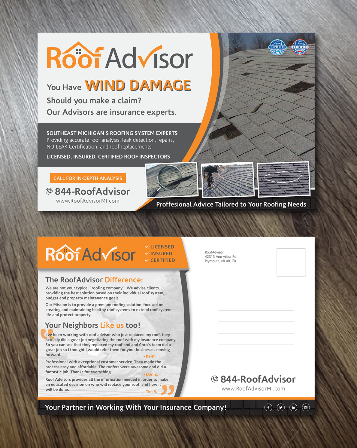 Postcard Design by Alexandar for this project | Design #19035609