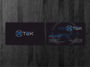 R Teknologies Buisness Cards | Visitenkarten-Design von Atvento Graphics
