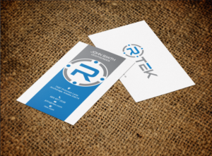 R Teknologies Buisness Cards | Business Card Design by chandrayaan.creative
