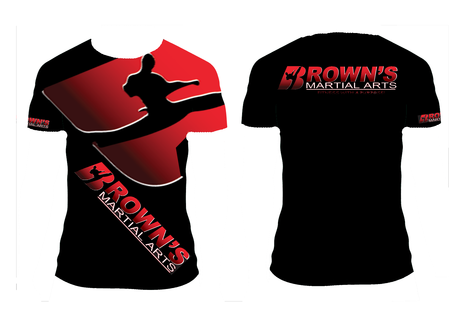 Design de T-shirt par k_coperation99 pour Brown's Martial Arts | Design #18921073