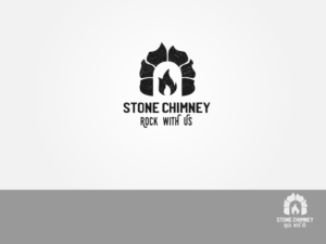 Stone Chimney ( singular) Rock with us (suggestions for tag line welcome) | Logo Design by ArtCreative