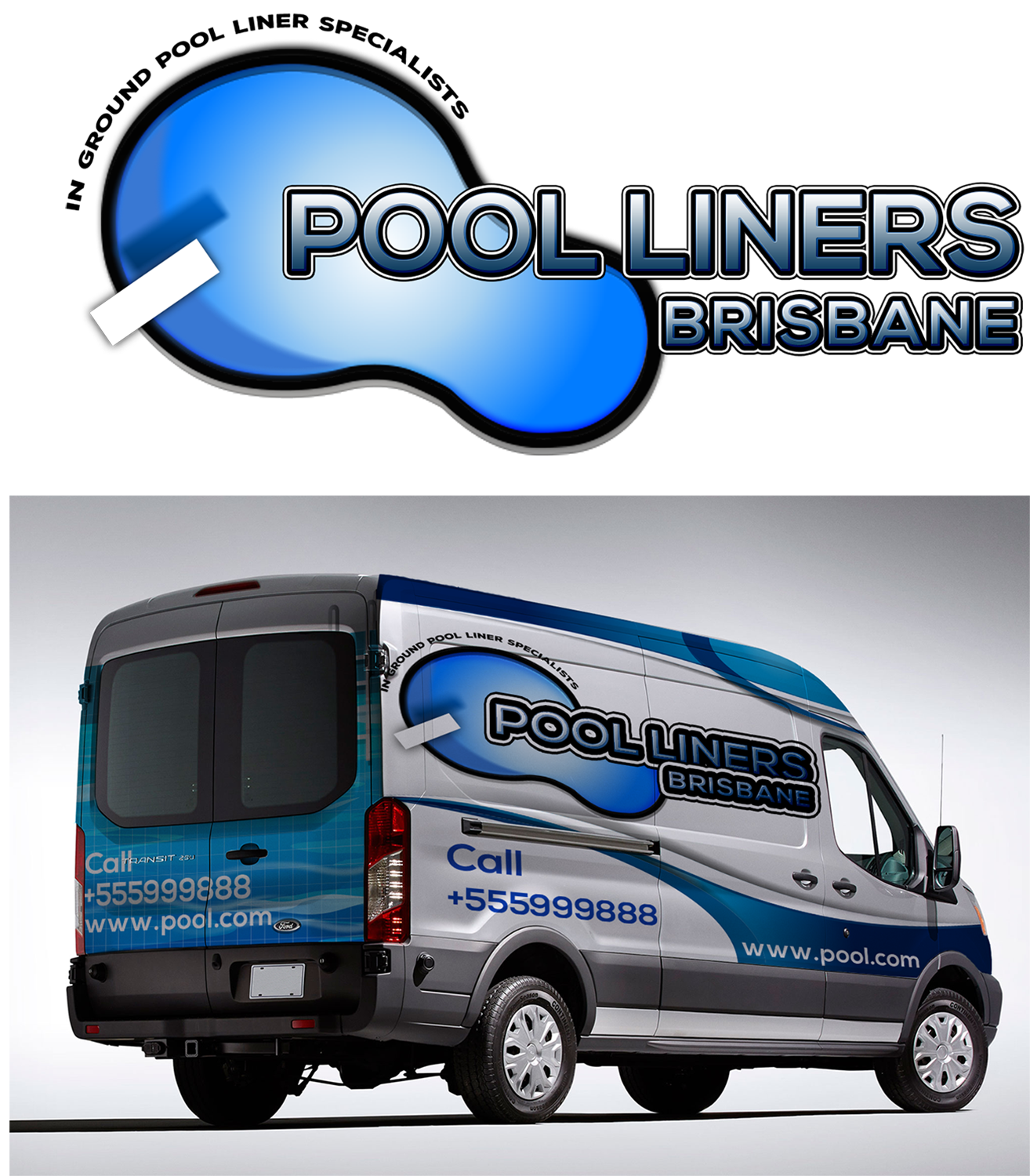 Logo Design by Grebowiec Peter for The Leaky Pool Guys | Design #19008887
