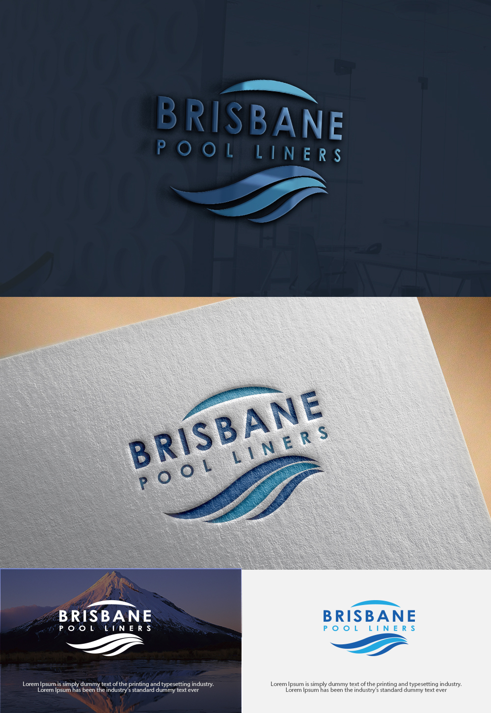 Logo Design by dr ghulam mustafa sahab for The Leaky Pool Guys | Design #18896556